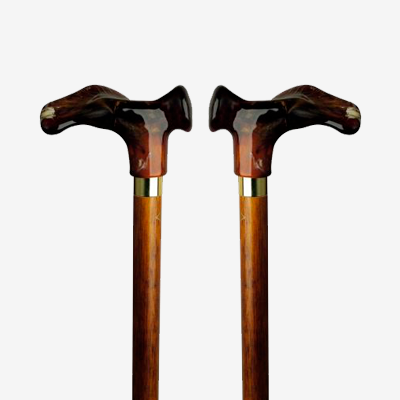 Contours Formed Right & Left Wood Shaft Canes