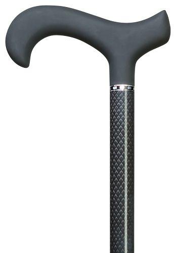 Extra Tall Carbon Fiber Derby Walking Cane | Men's | 42