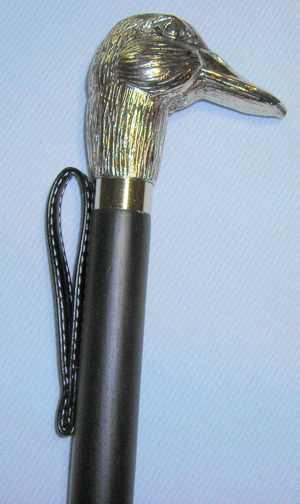 Silver Nickle Duck Head, Black Wood, Tortoiseshell Shoe Horn 22