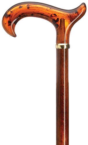 Amber Derby, dark cherry shaft, unisex 36