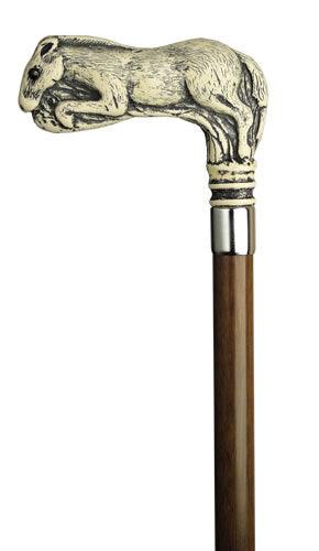 Scrimshaw Running Horse on Walnut Brown shaft 36