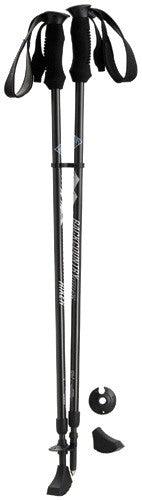 Backcountry Carbon Fiber Hiking Pole Pair in Green 43-55" - Canes Galore