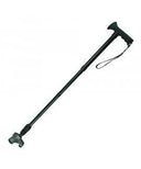 Soft Step Folding Adjustable Cane in Black TPR