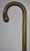 Stepped Manilla Bamboo Bulb Nose Crook 36