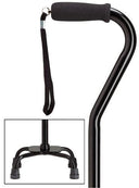 Offset Black Quad Cane, small black base, 30-39