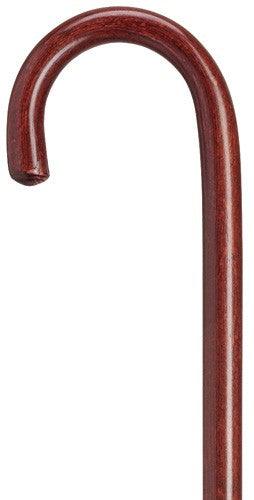 EXTRA TALL Round Nose Crook Hardwood Walking Cane, 1