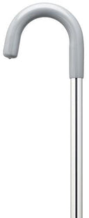 EXTRA TALL Chrome Crook Aluminum Walking Cane 7/8