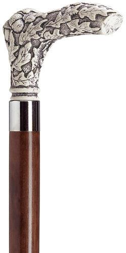 Carved Acorn Scrimshaw on Walnut Shaft 36