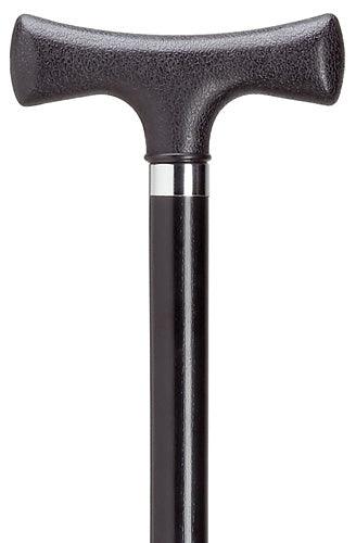 'T' Nylon Handle Black hardwood, men's 36