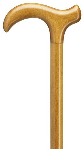 Natural Wood Derby 'Smart Cane' Unisex Hardwood 36