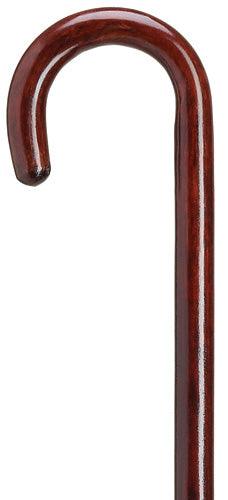 Mahogany Smooth Crook w/Bulb Nose, Genuine Maple Ladies 36