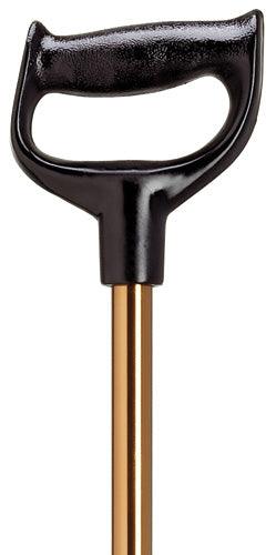 Finger Grip Orthopedic Handle, Bronze 32-39" - Canes Galore