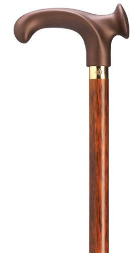 European Soft Touch Contours/Derby LEFT Cherry Stain Shaft, 36