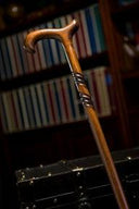 Triple Twist Men's Derby Wood Walking Cane | Scorched Cherry 36