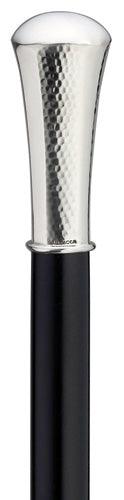 Formal Alpacca Silver Hammered Octagon Cap Stick - Black Maple, 36