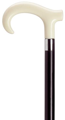 White Ivory Men's Derby Hook, black shaft 36