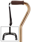 Bronze Quad Cane, small black base, 30-39