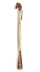 Oak tone Stallion Shoe Horn, Ash shaft, Tortoiseshell 22