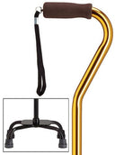 Yellow Gold Quad Cane, large black base, 30-39