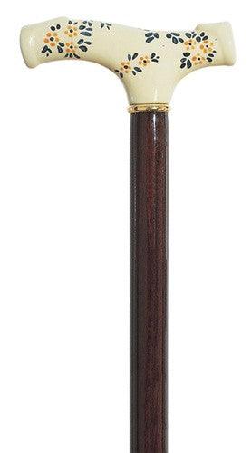 Bronte Hand Painted Ladies Fritz Cane | Elegant 36" Walking Cane - Canes Galore - Canes Galore