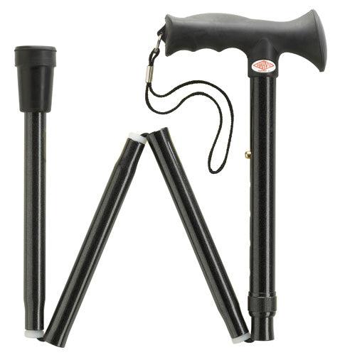 ERGONOMIC SOFT TOUCH FOLDING ADJUSTABLE CANE