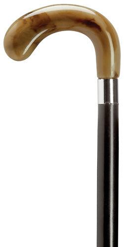 Men's Golf Shape Walking Cane, Horn 36