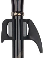 Ingrid Swedish Cane Holder BLACK, holds 3/4-1