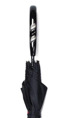 Triple Twist Black Crook Handle Umbrella