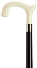 White Ivory Ladies Derby, Black Shaft 36