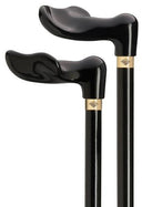 Black Acrylic Palm Grip on Black Hardwood LEFT 36