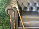 Scrimshaw Racehorse head on Walnut Brown shaft 31