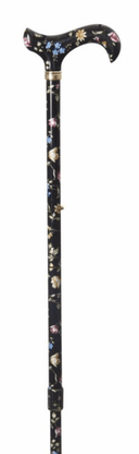 TEA PARTY DERBY, BLACK FLORAL