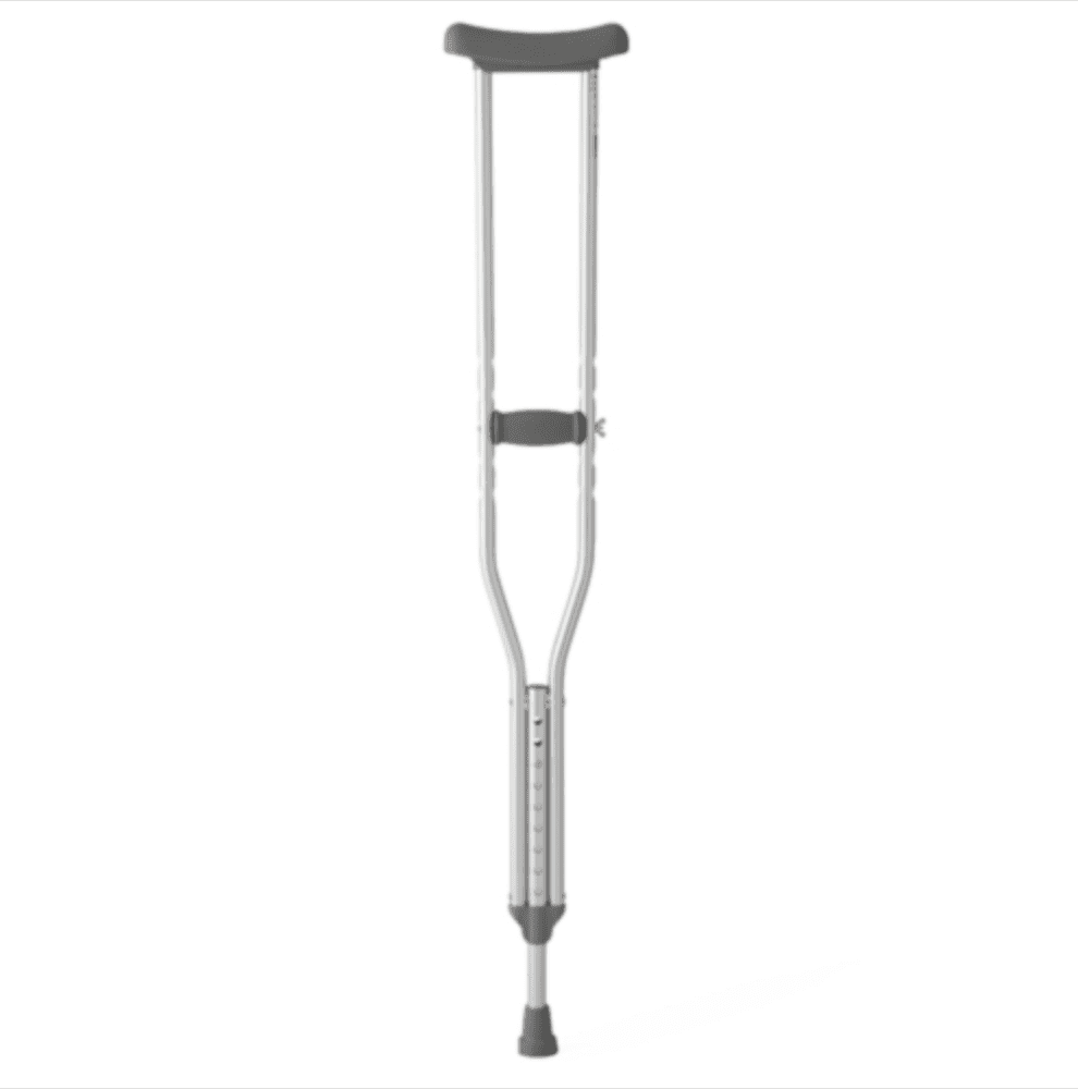 Medline Guardian Aluminum Crutches with 300 lb. Capacity, Tall Adult