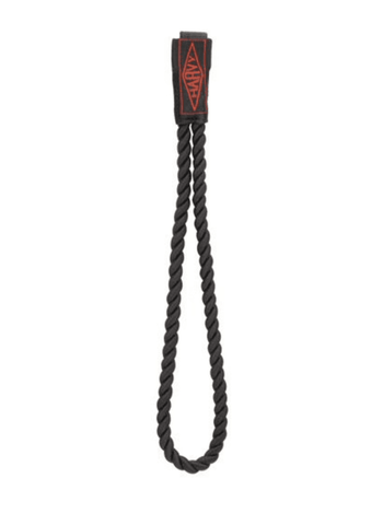 Black Twisted Rope Wrist Strap for Walking Canes