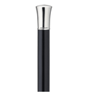 Straight Formal Alpacca Silver Cap, black maple, men's 36