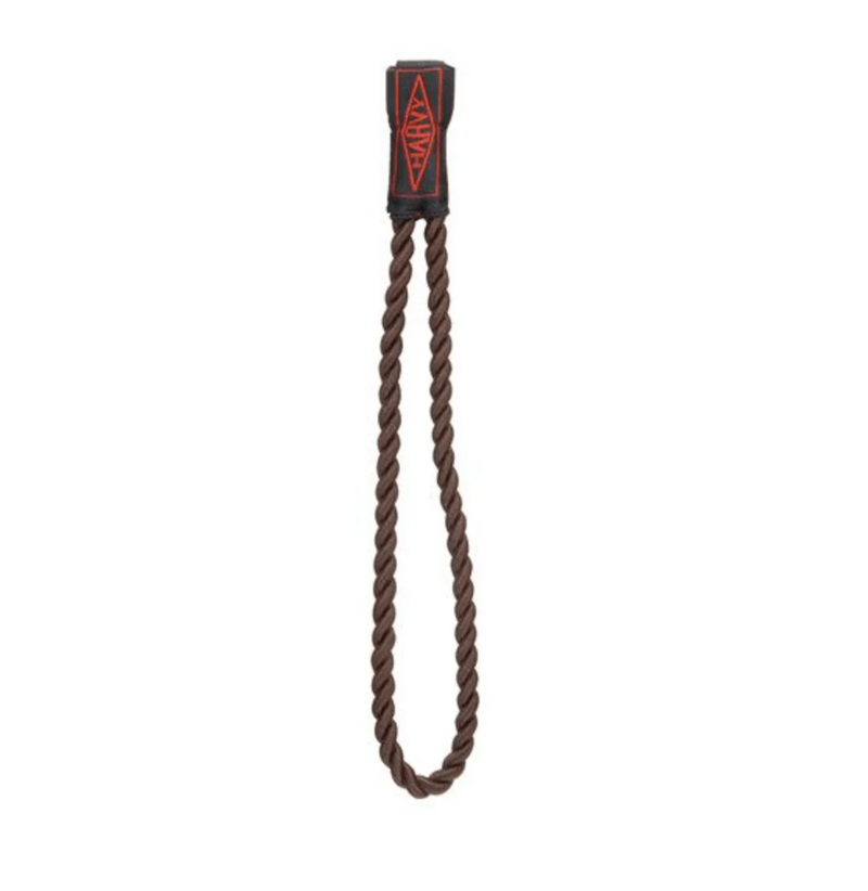 Cane Wrist Strap | Rope Style with Harvy Emblem – Brown