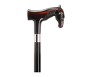 Men's Walking Cane, Facsimile Horse Derby Handle Shell
