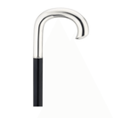 Alpacca Slashed Nose Crook Handle, black maple shaft Men's 36