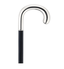 Sterling Silver HM Bulb Nose Crook, Black Maple Ladies 36