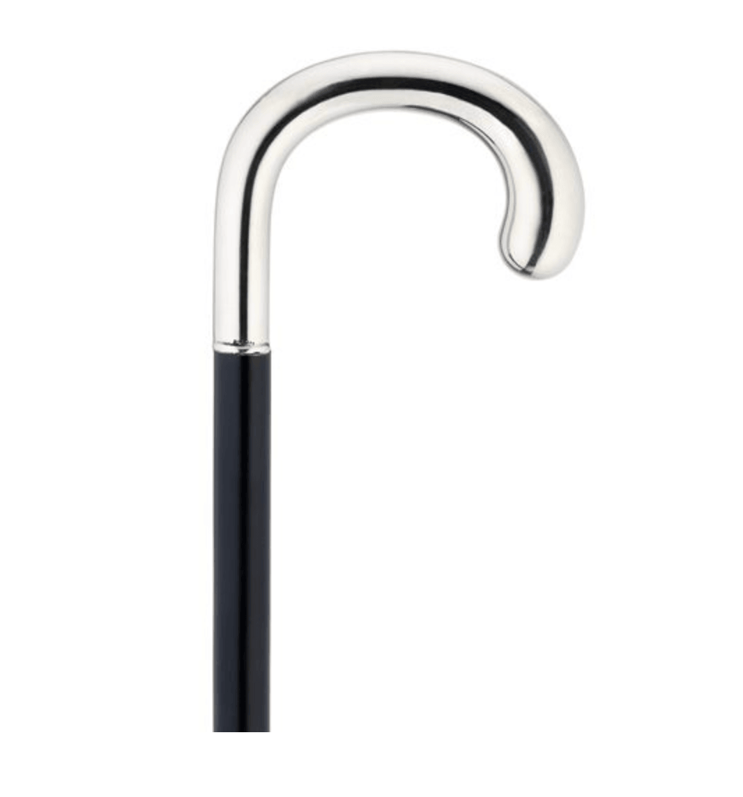 Sterling Silver HM Bulb Nose Crook, Black Maple Ladies 36