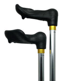 Palm Grip LEFT Quad Cane, large base 29-38