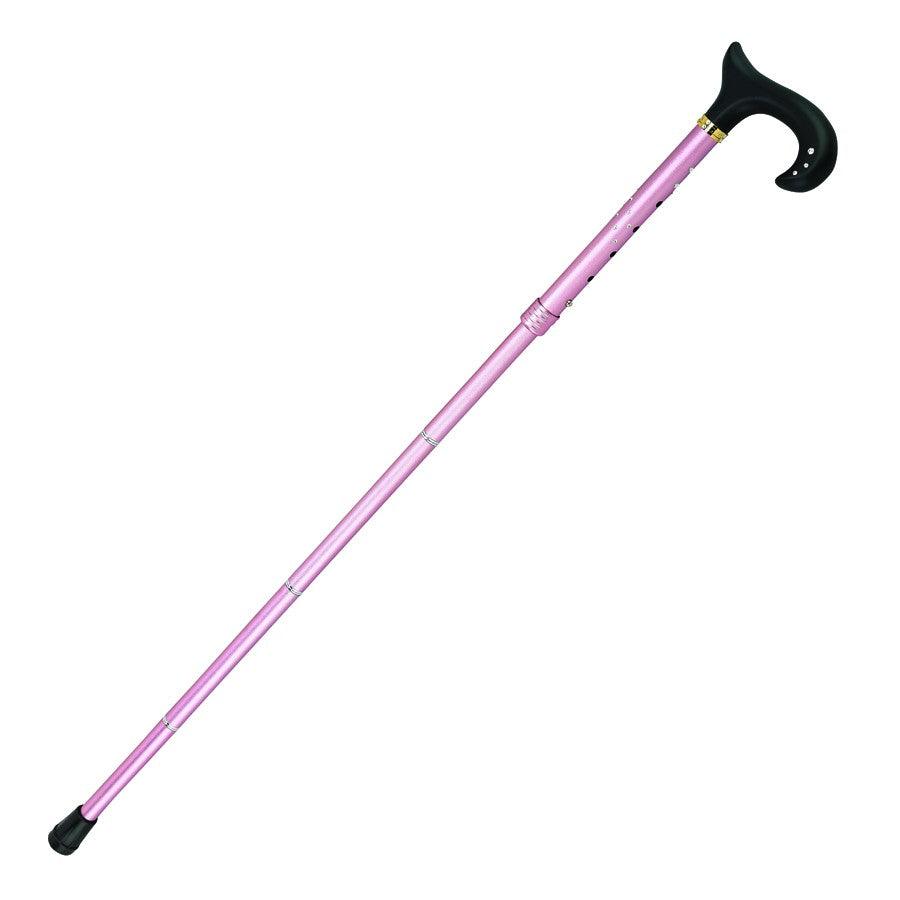 Swarovski Derby Mini Folding Cane in 3 Colors | Black, Red, or Light Pink - Canes Galore