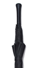 COLOSSAL DOORMAN'S BLACK UMBRELLA, with case, 43