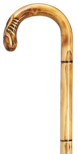 Carved Stepped & Scorched Crook 36
