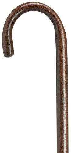 EXTRA TALL Round Nose Crook Hardwood Walking Cane, 1