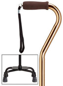 Bronze Quad Cane, large black base, 30-39