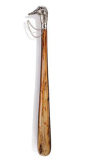 Silver Nickle Duck Head, Tortoiseshell Shoe Horn, 20