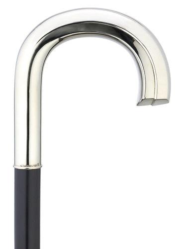 Alpacca Square Nose Crook Handle, black maple shaft Men's 36