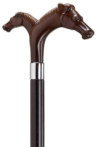 Double Horse Head Ivory Derby on Black shaft 36