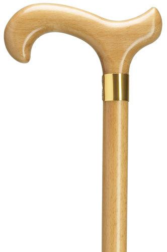 Scorched Wood Mens Derby, wide brass collar 36